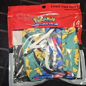 Pokemon Face Cover 3 Pack